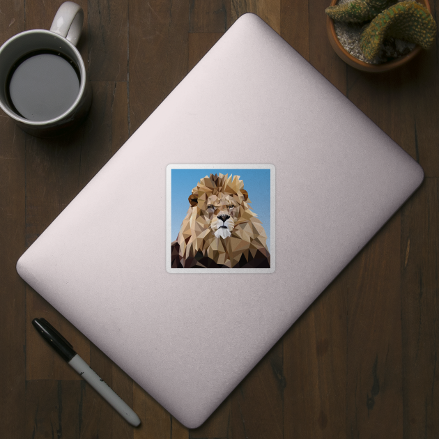 Low poly lion by skauff